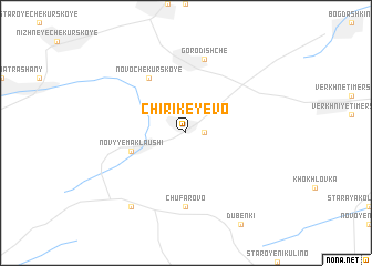 map of Chirikeyevo