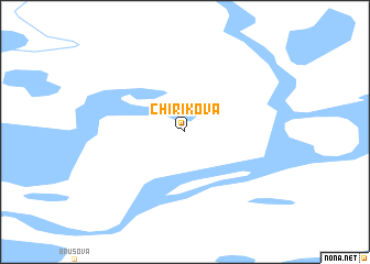 map of Chirikova