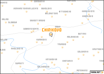 map of Chirikovo