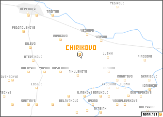 map of Chirikovo