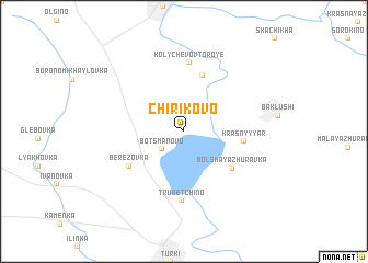 map of Chirikovo