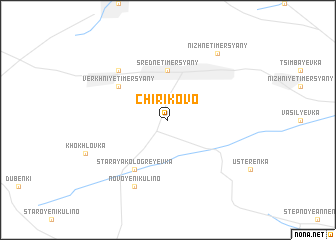 map of Chirikovo