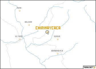 map of Chirimaycaca