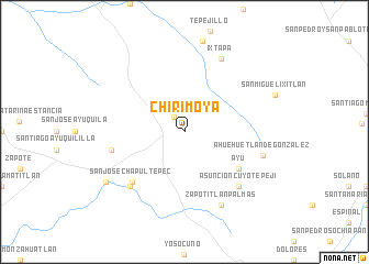 map of Chirimoya