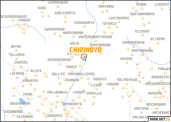 map of Chirimoyo