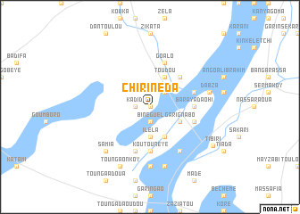 map of Chirineda