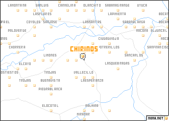 map of Chirinos