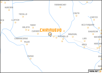 map of Chirinuevo