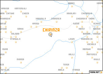 map of Chirinza