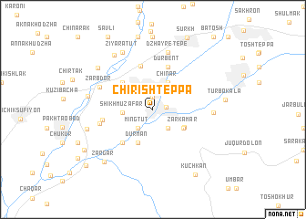 map of Chirishteppa