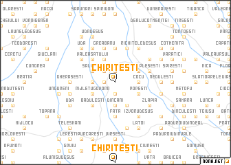 map of Chiriţeşti