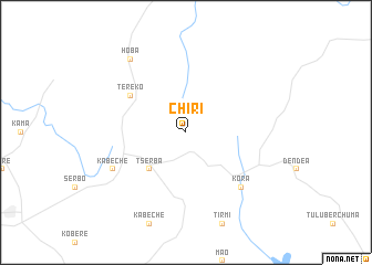 map of Chʼirī