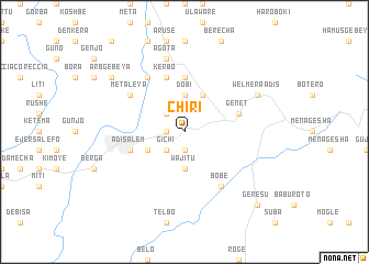 map of Chʼirī