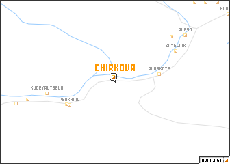 map of Chirkova