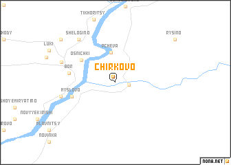 map of Chirkovo