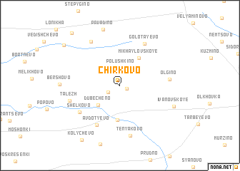 map of Chirkovo