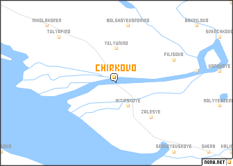 map of Chirkovo