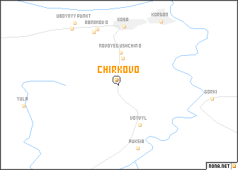 map of Chirkovo