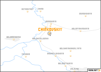 map of Chirkovskiy
