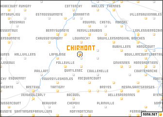 map of Chirmont