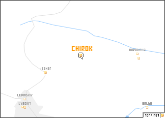 map of Chirok