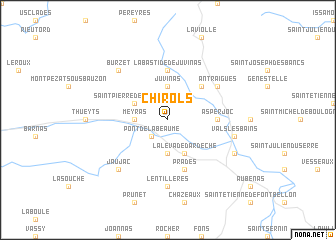 map of Chirols