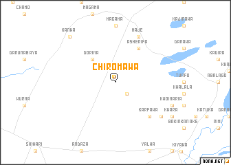 map of Chiromawa