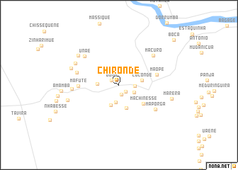 map of Chironde