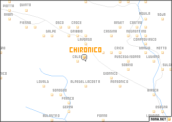 map of Chironico