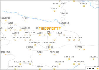 map of Chirreacté