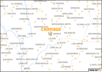 map of Chirriaga