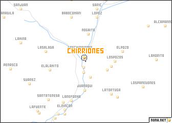 map of Chirriones