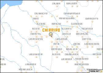 map of Chirripo
