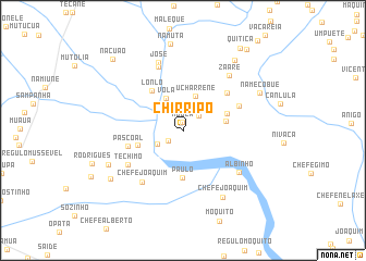 map of Chirripo