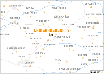 map of Chirshkas-Muraty