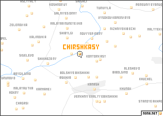 map of Chirshkasy