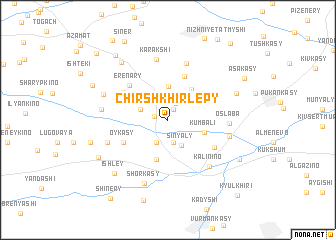 map of Chirsh-Khirlepy