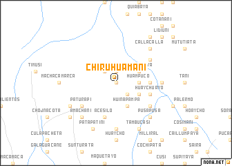 map of Chiruhuamani