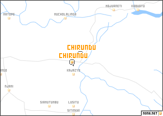 map of Chirundu