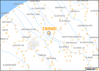 map of Chirurí