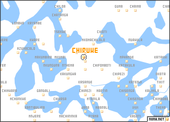 map of Chiruwe