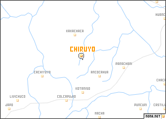 map of Chiruyo