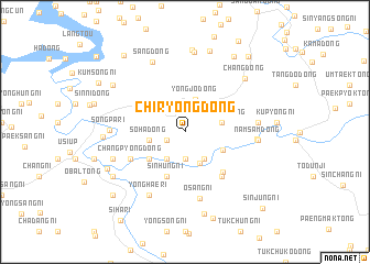 map of Chiryŏng-dong