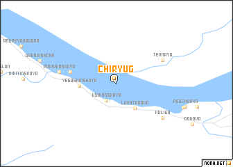 map of Chiryug