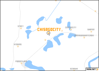 map of Chisago City