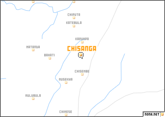 map of Chisanga