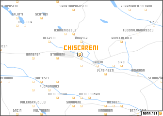 map of Chişcăreni