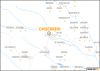 map of Chişcăreni
