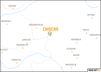 map of Chiscas