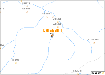 map of Chisebwa